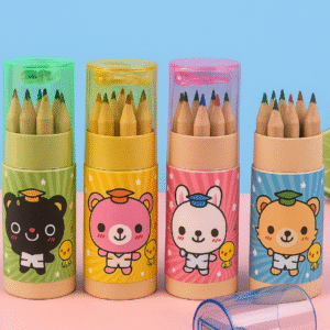 12 Color Pencils with Sharpener