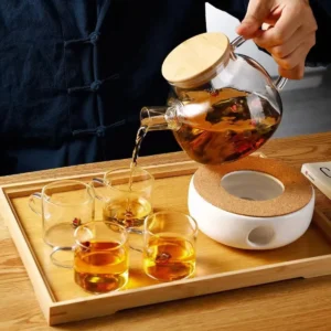 Tehan Glass Teapot With Infuser – 1000 ml / 33 oz