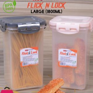 Flick n Lock Large 1800ML Airtight Food Storage Container