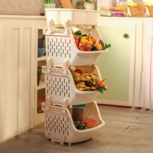 Appollo 3-Tier Storage Kitchen Fruits & Vegetables Storage Rack