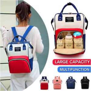 Portable Mummy Bag for Traveling | Large Baby Diaper Backpack